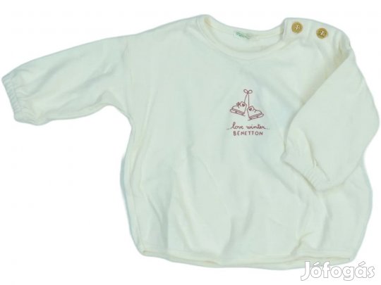 Benetton Új (címkés) Lány Hosszú ujjú felső (Méret: 62)