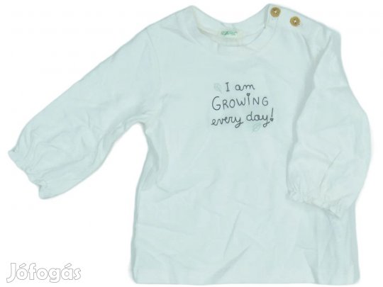 Benetton Új (címkés) Lány Hosszú ujjú felső (Méret: 68)