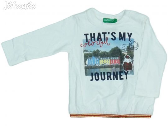 Benetton Új (címkés) Lány Hosszú ujjú felső (Méret: 68)