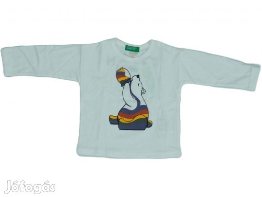 Benetton Új (címkés) Lány Hosszú ujjú felső (Méret: 68)