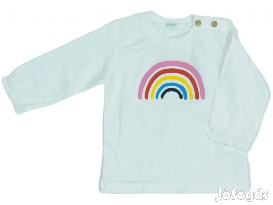 Benetton Új (címkés) Lány Hosszú ujjú felső (Méret: 68)