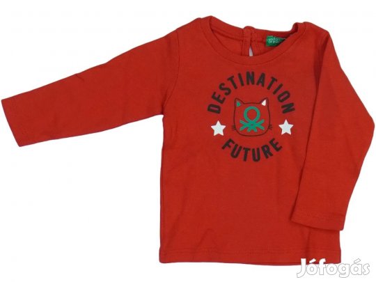 Benetton Új (címkés) Lány Hosszú ujjú felső (Méret: 68)
