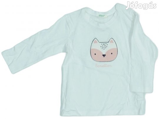 Benetton Új (címkés) Lány Hosszú ujjú felső (Méret: 74)