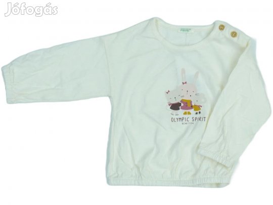 Benetton Új (címkés) Lány Hosszú ujjú felső (Méret: 74)