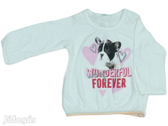 Benetton Új (címkés) Lány Hosszú ujjú felső (Méret: 74)