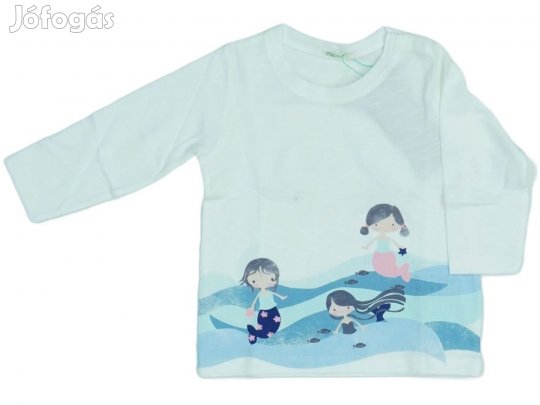 Benetton Új (címkés) Lány Hosszú ujjú felső (Méret: 74)