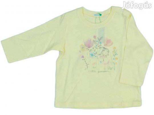 Benetton Új (címkés) Lány Hosszú ujjú felső (Méret: 74)