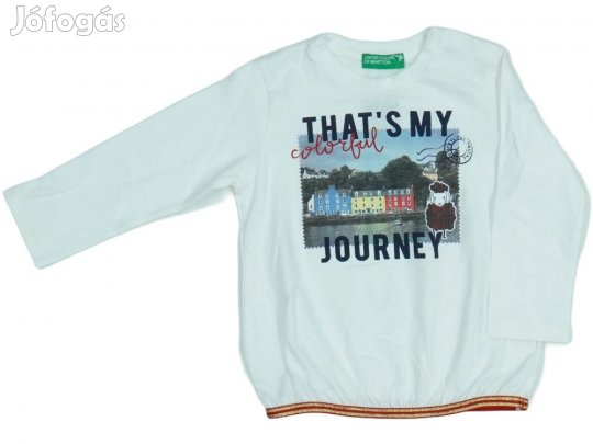 Benetton Új (címkés) Lány Hosszú ujjú felső (Méret: 74)