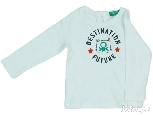 Benetton Új (címkés) Lány Hosszú ujjú felső (Méret: 74)