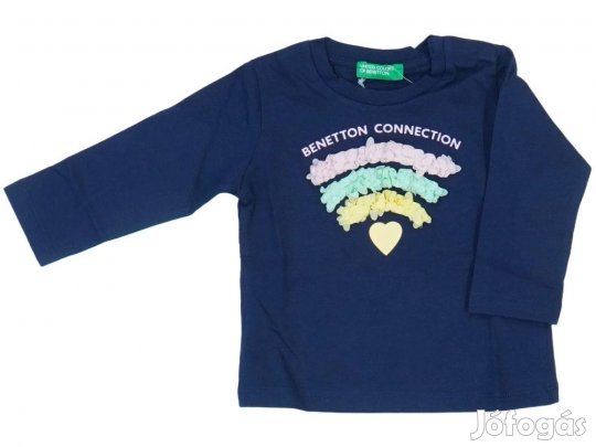 Benetton Új (címkés) Lány Hosszú ujjú felső (Méret: 74)