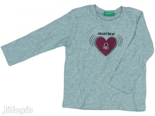 Benetton Új (címkés) Lány Hosszú ujjú felső (Méret: 86)