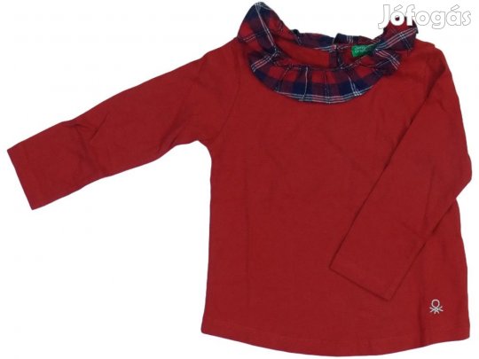Benetton Új (címkés) Lány Hosszú ujjú felső (Méret: 86)