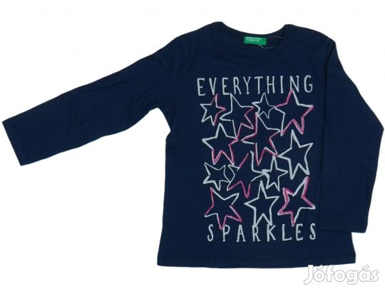 Benetton Új (címkés) Lány Hosszú ujjú felső (Méret: 86)