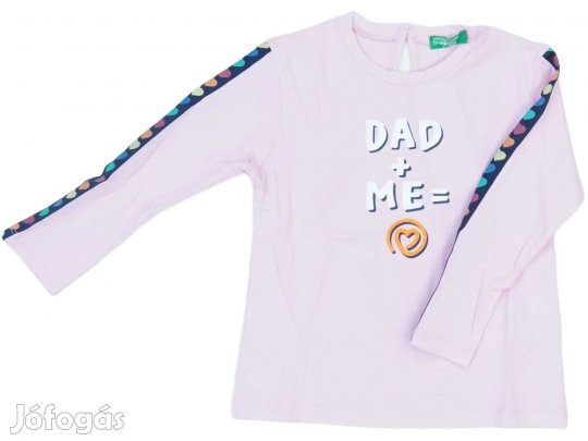 Benetton Új (címkés) Lány Hosszú ujjú felső (Méret: 92)