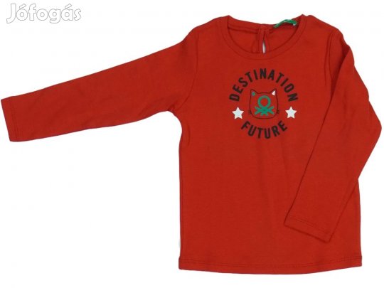 Benetton Új (címkés) Lány Hosszú ujjú felső (Méret: 92)