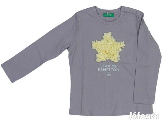 Benetton Új (címkés) Lány Hosszú ujjú felső (Méret: 92)
