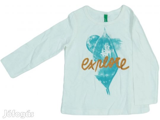 Benetton Új (címkés) Lány Hosszú ujjú felső (Méret: 92)