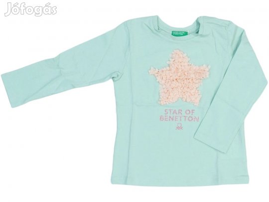Benetton Új (címkés) Lány Hosszú ujjú felső (Méret: 98)