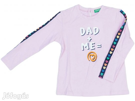 Benetton Új (címkés) Lány Hosszú ujjú felső (Méret: 98)