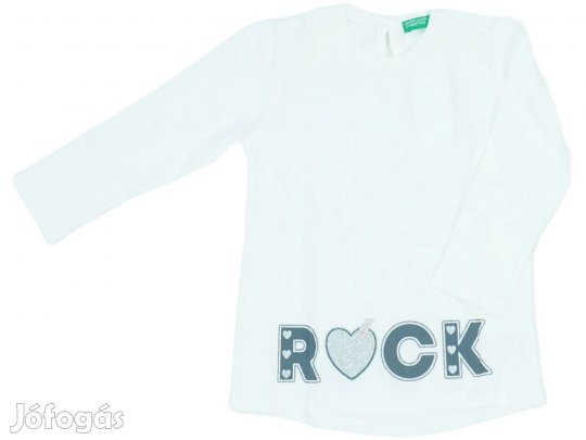 Benetton Új (címkés) Lány Hosszú ujjú felső (Méret: 98)