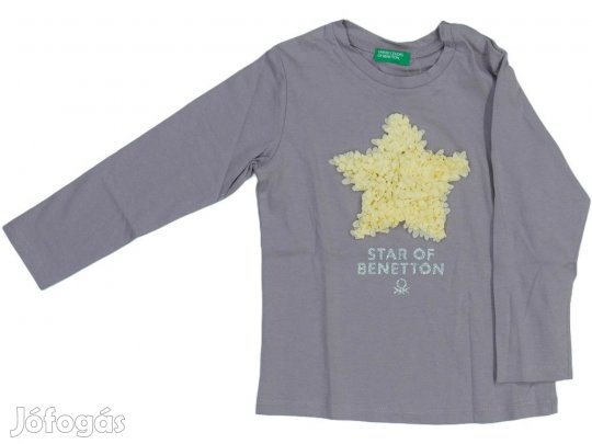 Benetton Új (címkés) Lány Hosszú ujjú felső (Méret: 98)