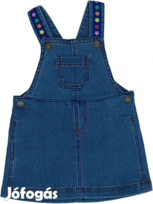 Benetton Új (címkés) Lány Kantáros szoknya (Méret: 68)