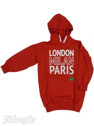 Benetton Új (címkés) Lány Kapucnis pulóver (Méret: 122)