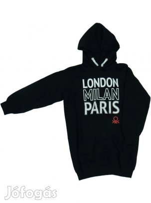 Benetton Új (címkés) Lány Kapucnis pulóver (Méret: 128)