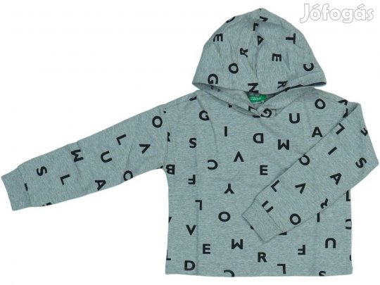 Benetton Új (címkés) Lány Kapucnis pulóver (Méret: 128)