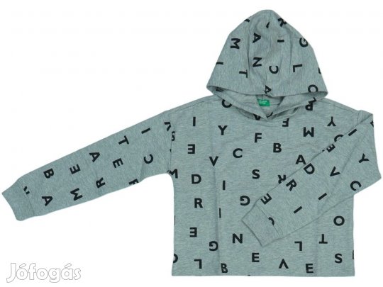 Benetton Új (címkés) Lány Kapucnis pulóver (Méret: 134)