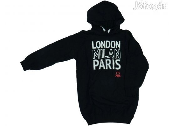 Benetton Új (címkés) Lány Kapucnis pulóver (Méret: 134)