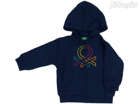 Benetton Új (címkés) Lány Kapucnis pulóver (Méret: 74)