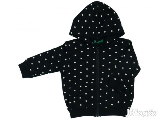 Benetton Új (címkés) Lány Kapucnis pulóver (Méret: 74)