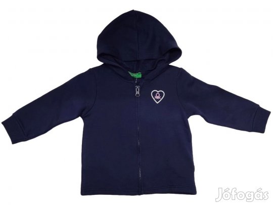Benetton Új (címkés) Lány Kapucnis pulóver (Méret: 80)