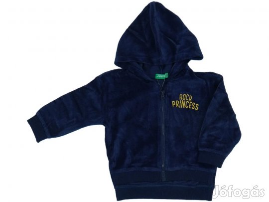 Benetton Új (címkés) Lány Kapucnis pulóver (Méret: 80)