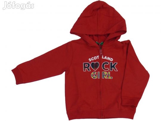 Benetton Új (címkés) Lány Kapucnis pulóver (Méret: 86)