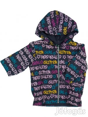 Benetton Új (címkés) Lány Kapucnis pulóver (Méret: 86)