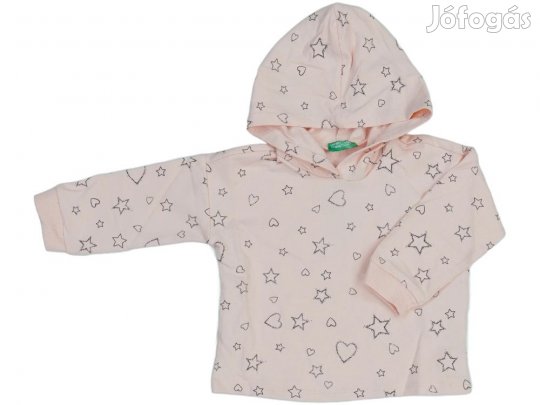 Benetton Új (címkés) Lány Kapucnis pulóver (Méret: 86)