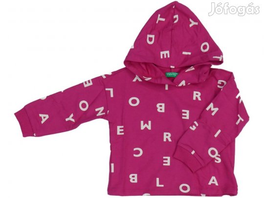 Benetton Új (címkés) Lány Kapucnis pulóver (Méret: 92)