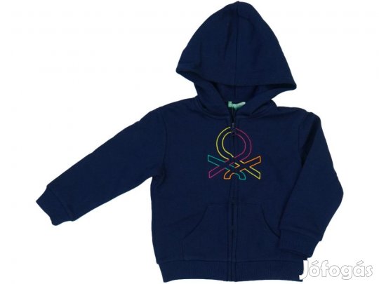 Benetton Új (címkés) Lány Kapucnis pulóver (Méret: 92)