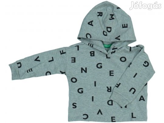 Benetton Új (címkés) Lány Kapucnis pulóver (Méret: 92)
