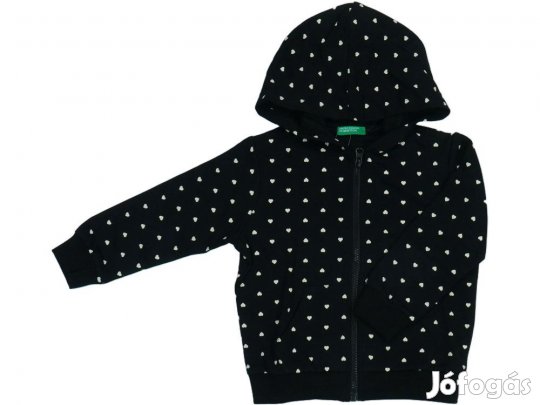 Benetton Új (címkés) Lány Kapucnis pulóver (Méret: 98)