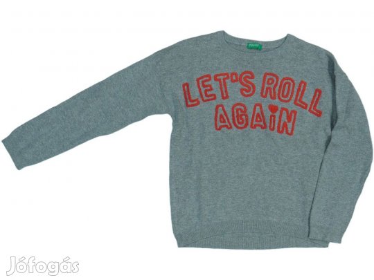 Benetton Új (címkés) Lány Kötött pulcsi (Méret: 152)