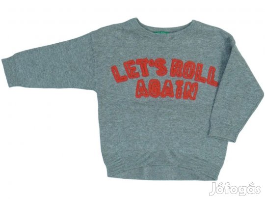 Benetton Új (címkés) Lány Kötött pulcsi (Méret: 86)