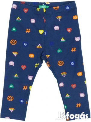 Benetton Új (címkés) Lány Leggings (Méret: 80)