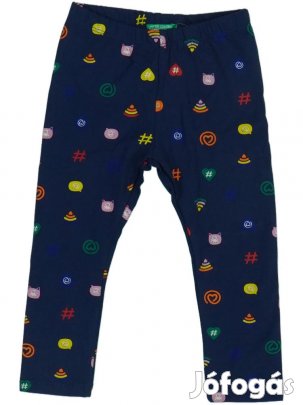 Benetton Új (címkés) Lány Leggings (Méret: 92)
