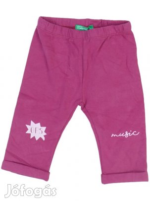 Benetton Új (címkés) Lány Melegítőnadrág (Méret: 74)