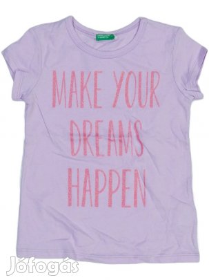 Benetton Új (címkés) Lány Póló (Méret: 110)