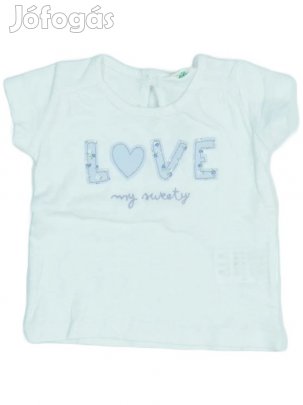 Benetton Új (címkés) Lány Póló (Méret: 68)