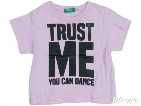 Benetton Új (címkés) Lány Póló (Méret: 86)